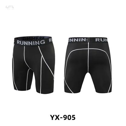 Sports Fitness Pants Men Gym Shorts Workout Tights Running Training Bottoming Shorts Compression Leggings Basketball Sportswear