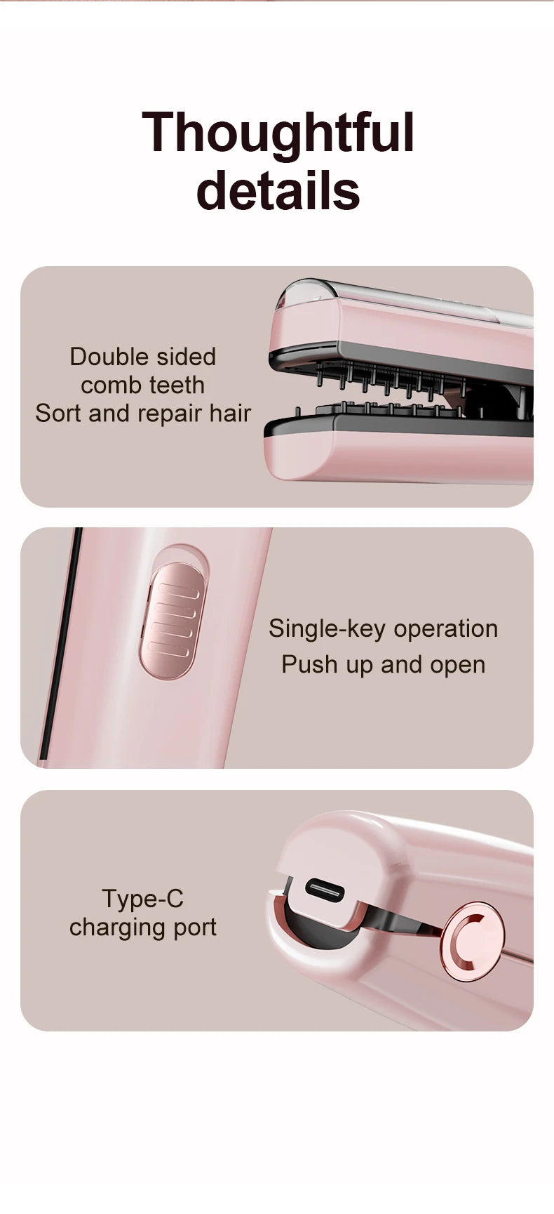 USB rechargeable split hair clipper, hair cutting tool for damaged split hair, split hair clipper, hair clipper, split hair clip