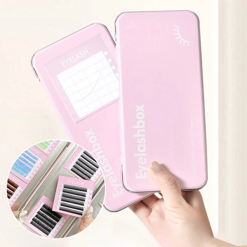 Women Magnetic Storage Box for Eyelash, False Eyelash Extension Storage Tool, Magnetic Eyelash Strips, Magnetic Headband