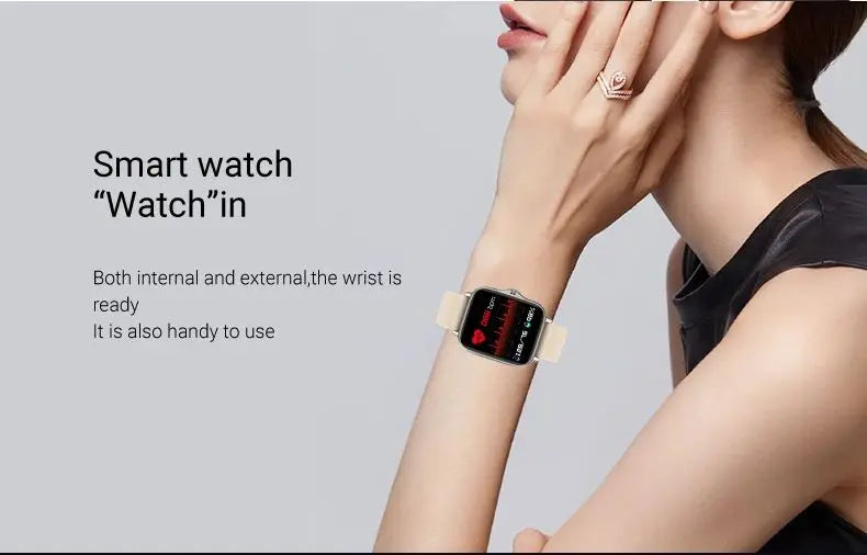 2024 Smart Watch Android Phone 1.44'' Inch Color Screen Bluetooth Call Blood Oxygen/Pressure Monitoring Smart Watch Women Men
