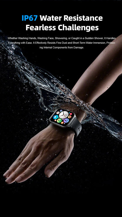 New Ultra Thin Smart Watch men 1.96" AMOLED 360*360 HD Pixel Display Always Show Time Bluetooth Call Reminder Smartwatch Ladies