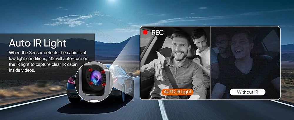 1080P Car Dvr WiFi APP 3/2Lens Dash Cam for Cars Camera for Vehicle Recorder Video Front and Rear Camera  Night Vision Dashcam