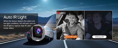 1080P Car Dvr WiFi APP 3/2Lens Dash Cam for Cars Camera for Vehicle Recorder Video Front and Rear Camera  Night Vision Dashcam