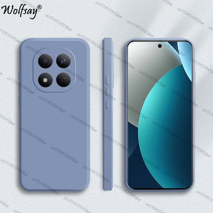 Case For Redmi Note 15 Pro 4G Case Original Liquid Silicone Back Case Redmi Note 15 Pro 4G Cover For Redmi Note 15 Pro 4G Funda