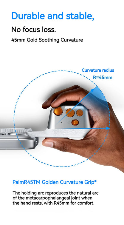 Magnetic Phone Camera Shoot Hand Grip Zoomable Smart Phone Holder Shooting Aid Remote Control Handle For Iphone Android Phone