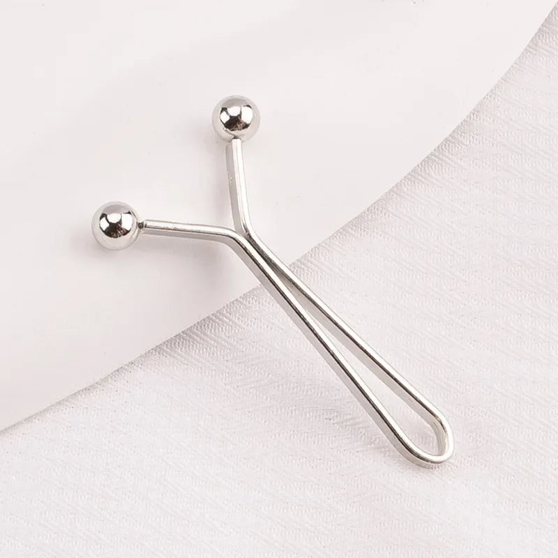 10pcs Invisible Metal Waist Clips Adjustable Button Clips for Jeans and Clothes Tightener with Hidden Design