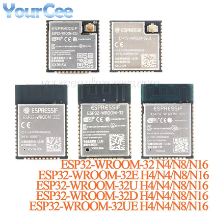 10pcs/1pc ESP32-WROOM-32 ESP32 WROOM ESP-32 4MB 8MB 16MB Dual Core WiFi Wireless Ble MCU Module ESP32-WROOM-32 -32UE 32U 32E 32D