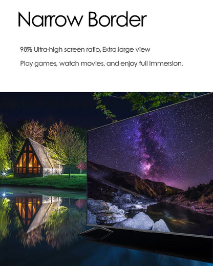 55inch Android WebOs Smart TV Television 55 65 75 85 Inch Full Screen 4K UHD LED TV