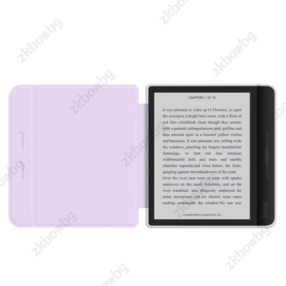 Magnetic Detachable for KOBO Libra Colour/Libra 2 N428 N418 7'' Ebook Case 360° Rotatable 2-in-1 Acrylic PU Leather Stand Cover