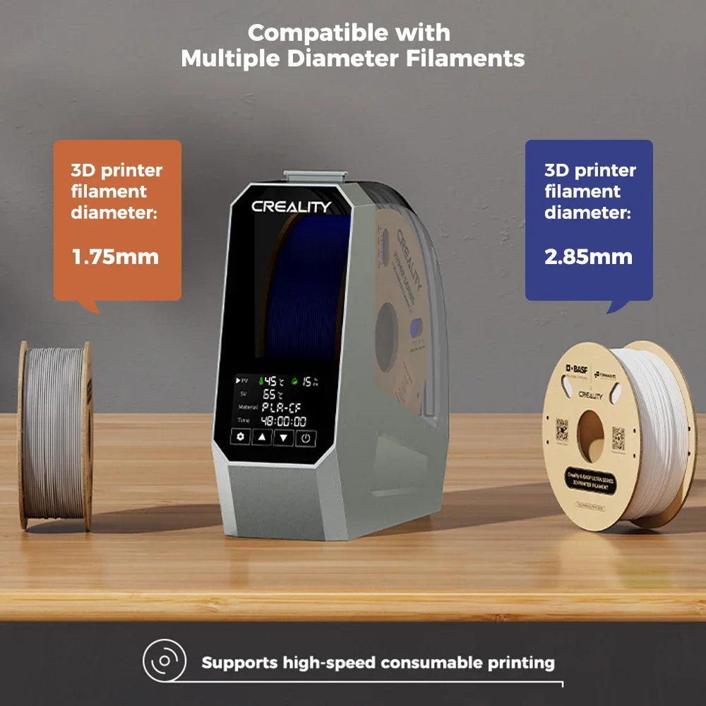 Creality Space Pi/Plus Filament Dryer Box 1KG Filament Storage Keeping Dry Adjustable Temperature 45℃-70℃ Hot-air Heating 48h