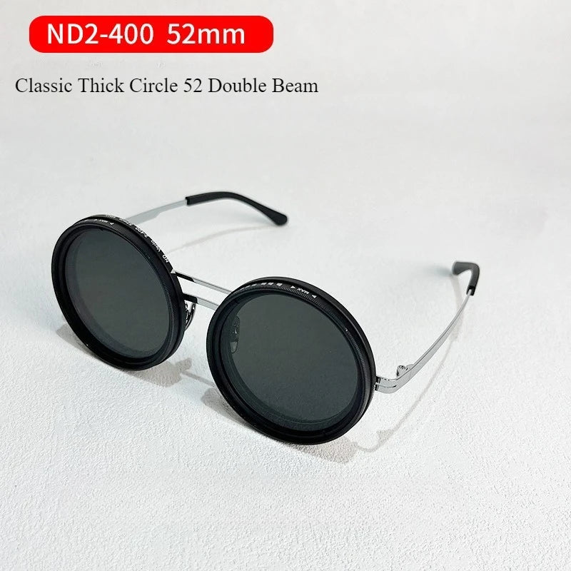 ND9 adjustable dimming sunglasses men women handmade innovative outdoor fishing UV400 polarized sun glasses support myopia lens