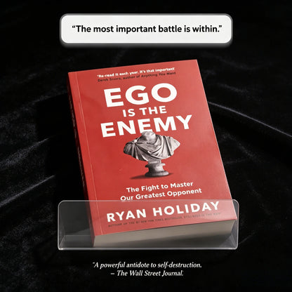 Ego Is The Enemy By Ryan Holiday Self Help Book Personal Growth Stoic Philosophy Guide