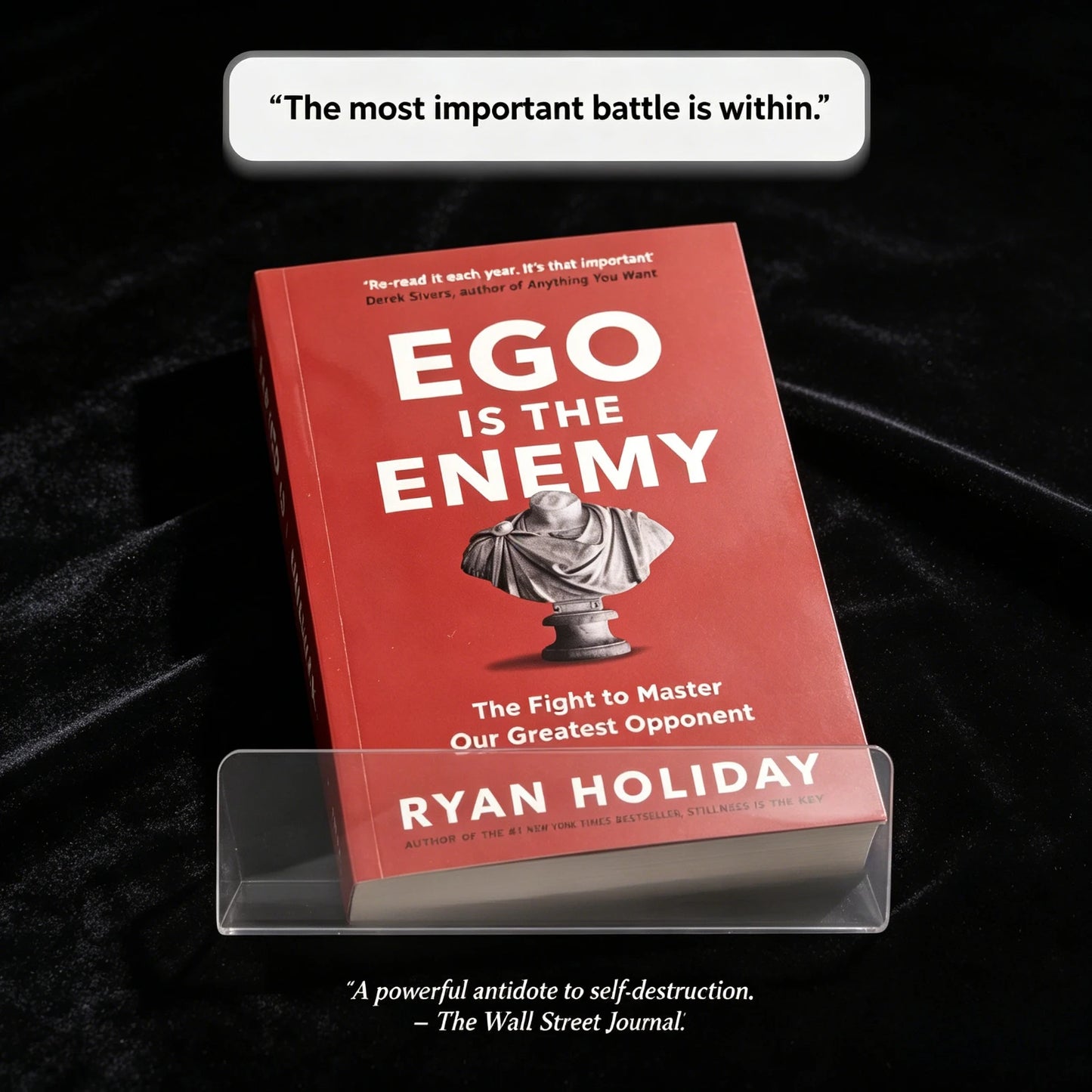 Ego Is The Enemy By Ryan Holiday Self Help Book Personal Growth Stoic Philosophy Guide