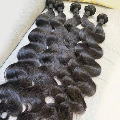 28 30 Inch Raw Brazilian Human Hair Bundles Body Wave Loose 3 4 Bundle Virgin Remy Hair Extension For Women Sew In Quick Weave