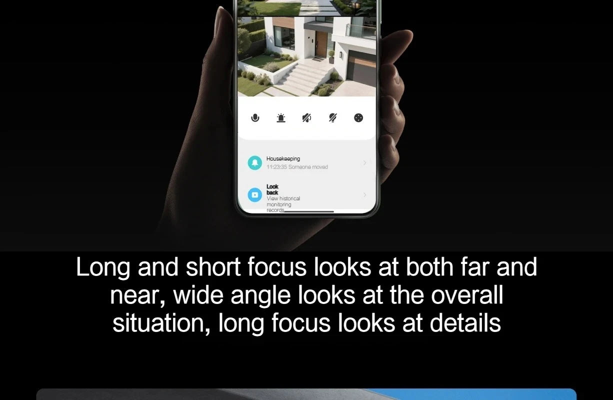 New Xiaomi Outdoor Camera 4 Dual Lens 5MP 3K HD Dual View Monitoring Panoramic Closeup Tracking IP66 Weatherproof AntiTheft - CN