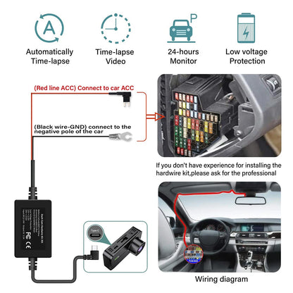 3 Cameraes Dash Cam 1080P Front and rear view camera Night Vision Parking Monit Car DVR 3way Car Video Recorder With Gift