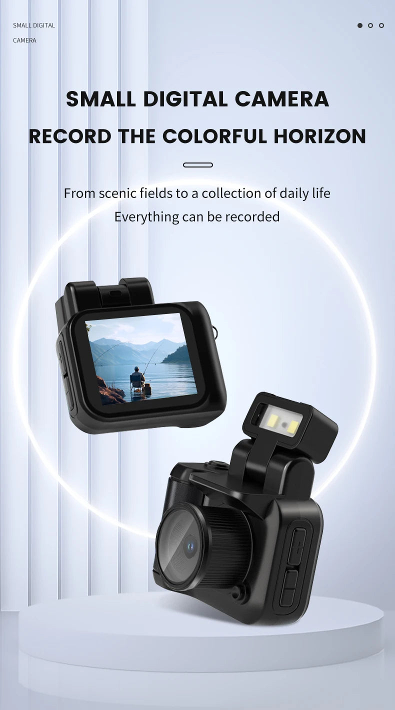 Y4000 Mini Keychain Camera With Screen HD 1080P Portable Retro kids Cam Ultra Compact Pocket DV Video Recorder With Flash Lamp