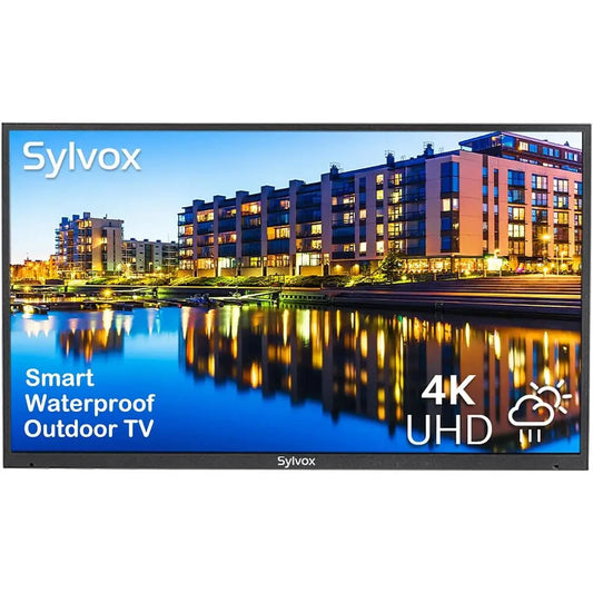 55 Inch Outdoor TV, Waterproo 4K Smart TV, High Brightn,7x16(H) Commercial Grade, Supports WirelContion & Wi-i, ARC &CEC, Suitab