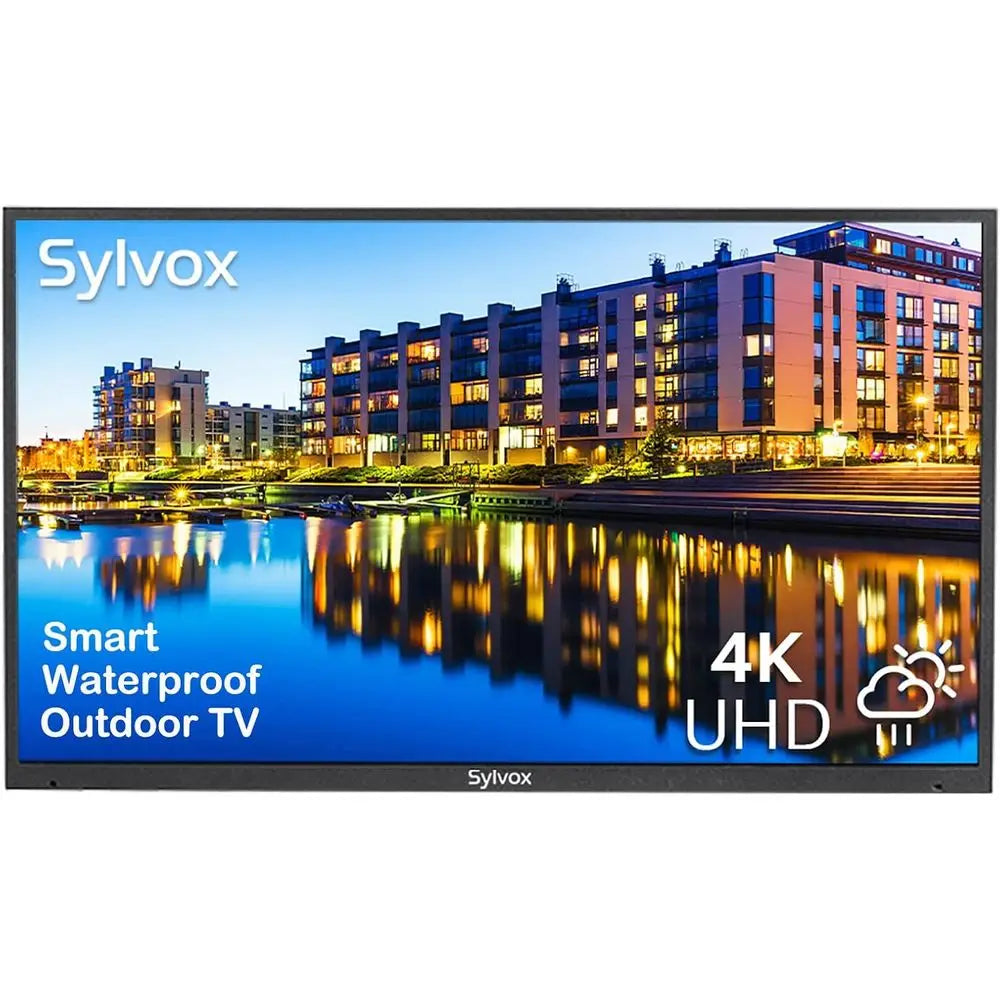 55 Inch Outdoor TV, Waterproo 4K Smart TV, High Brightn,7x16(H) Commercial Grade, Supports WirelContion & Wi-i, ARC &CEC, Suitab