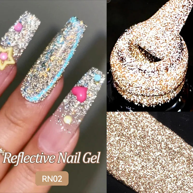 LILYCUTE Nude Crystal Rubber Base Gel Nail Polish Natural Color Semi Permanent UV Gel Soak Off Self Leveling Nail Gel Varnishes