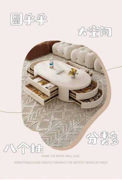 Simple Small Tv Stand Light Color High Gloss Entertainment Tv Stand Floor Movable Mobili Soggiorno Moderni Home Furniture