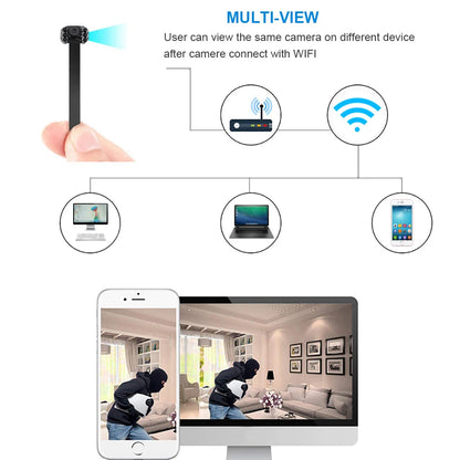 1080P Mini Wifi Camera 4K HD camera APP Remote Monitoring Home Security Camcorder DIY Portable Infrared Night Vision Min Camera