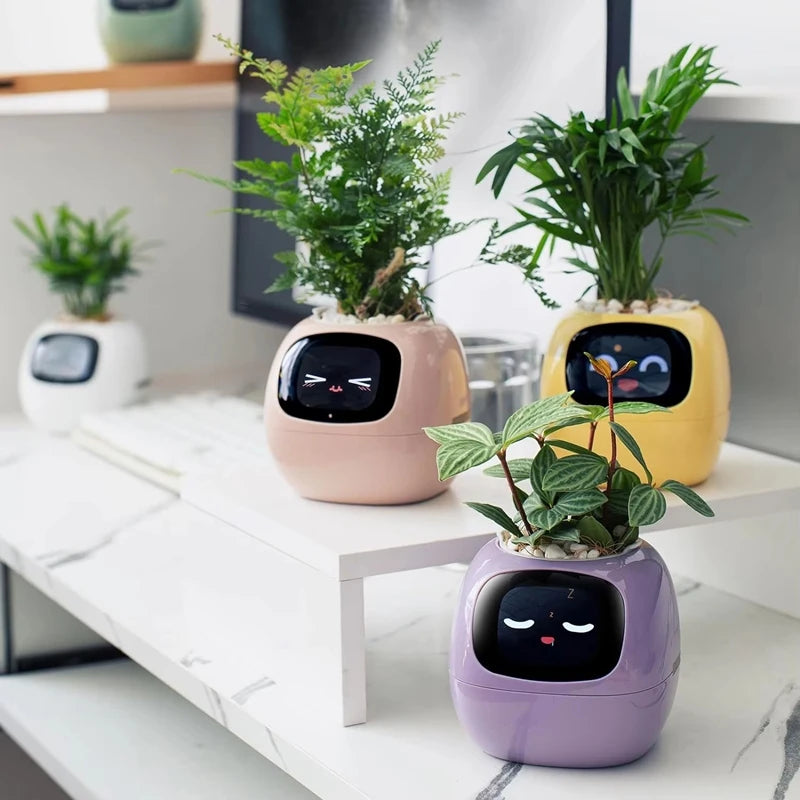 Smart Plant Endless Fun Over 49 Rich Expressions,7 Smart Sensors,ai Chips Make Raising Plants Easy And Fun