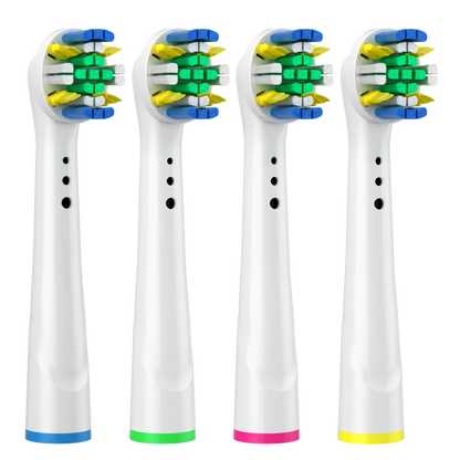 Universal Sonic Electric Toothbrush Replacement Brush Head 4 PCS DuPont Soft Bristle Oral Care Dental Cleaning