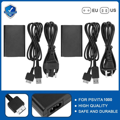 EU/US Plug Home Wall Charger AC Adapter Power Supply Cord for Sony PSP/PSV Host ACCU PSP1000/2000/3000 Supply Source and Game