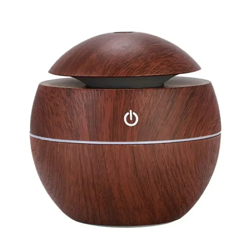Home Wood Grain Air Humidifier Purifier Aroma Diffuser USB Ultrasonic Cool Mist Sprayer Essential Oil Fragrance