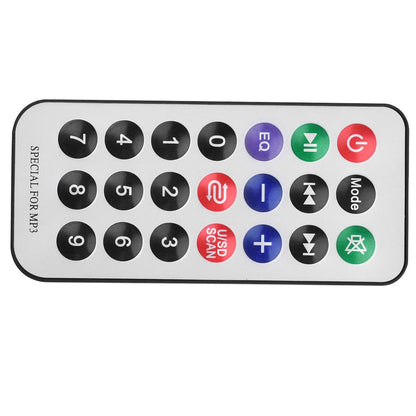 DC 5V/12V Bluetooth 5.0 Car Speaker Decoder Board MP3/USB/TF Interface FM Radio Wireless Remote Control Car Audio Control Module