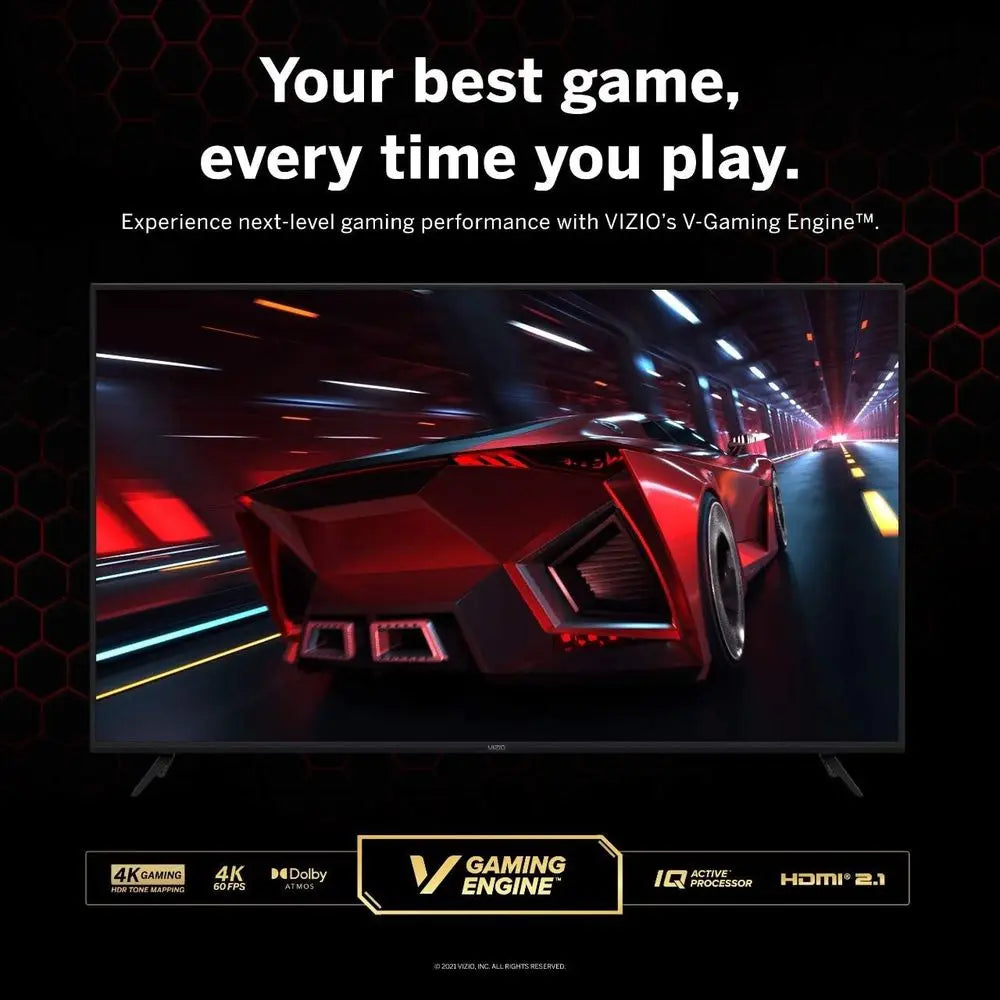 65 Inch 4K Smart TV, V-Series UHD LED HDR Teion with AirPlay and Chromecast Built-in