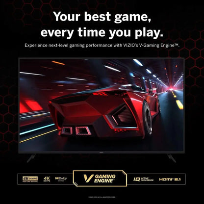 65 Inch 4K Smart TV, V-Series UHD LED HDR Teion with AirPlay and Chromecast Built-in