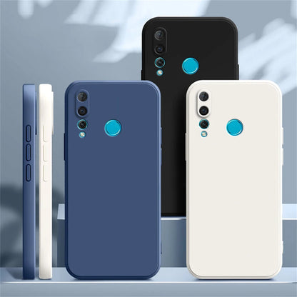 Square Liquid Silicone Phone Case for Huawei Y6P Y7P 2020 P40 lite E Y6 Y6S Y7 Y9 Prime 2019 P smart Z P30 Lite Back Cover Case