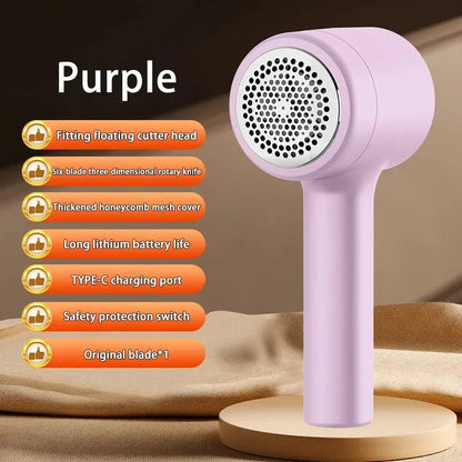 Rechargeable Clothes Lint Remover Hair Ball Trimmer Fabric Shaver Carpet Cleaner Dust Removal Home Care Tool