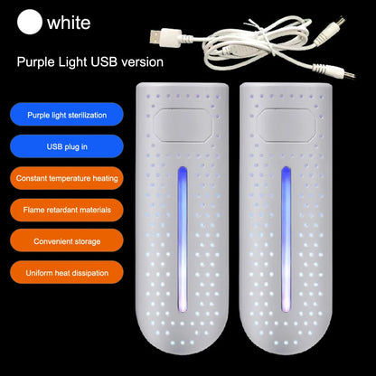 Electric UV Shoe Dryer Boot Warmer Shoe Boot Dryer Eliminate Odor Fast Drying Boot Deodorizer Multifunction Household Shoe Dryer