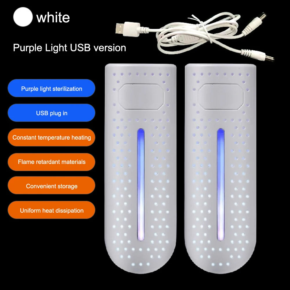 Electric UV Shoe Dryer Boot Warmer Shoe Boot Dryer Eliminate Odor Fast Drying Boot Deodorizer Multifunction Household Shoe Dryer