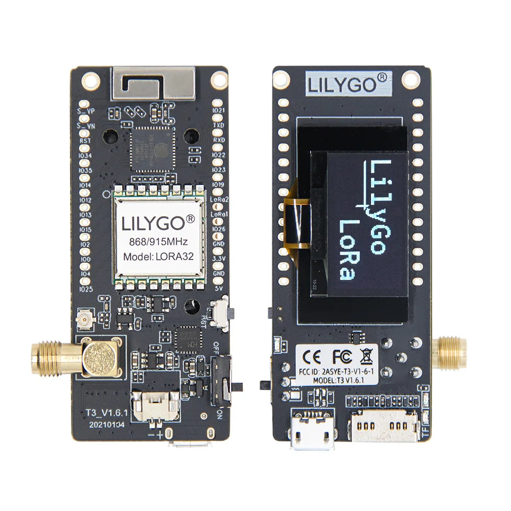 LILYGO® TTGO LoRa32 V2.1 & T3 V1.6.1 Development Board 433/868/915Mhz ESP32 LoRa 0.96 Inch OLED Bluetooth WIFI Wireless Module