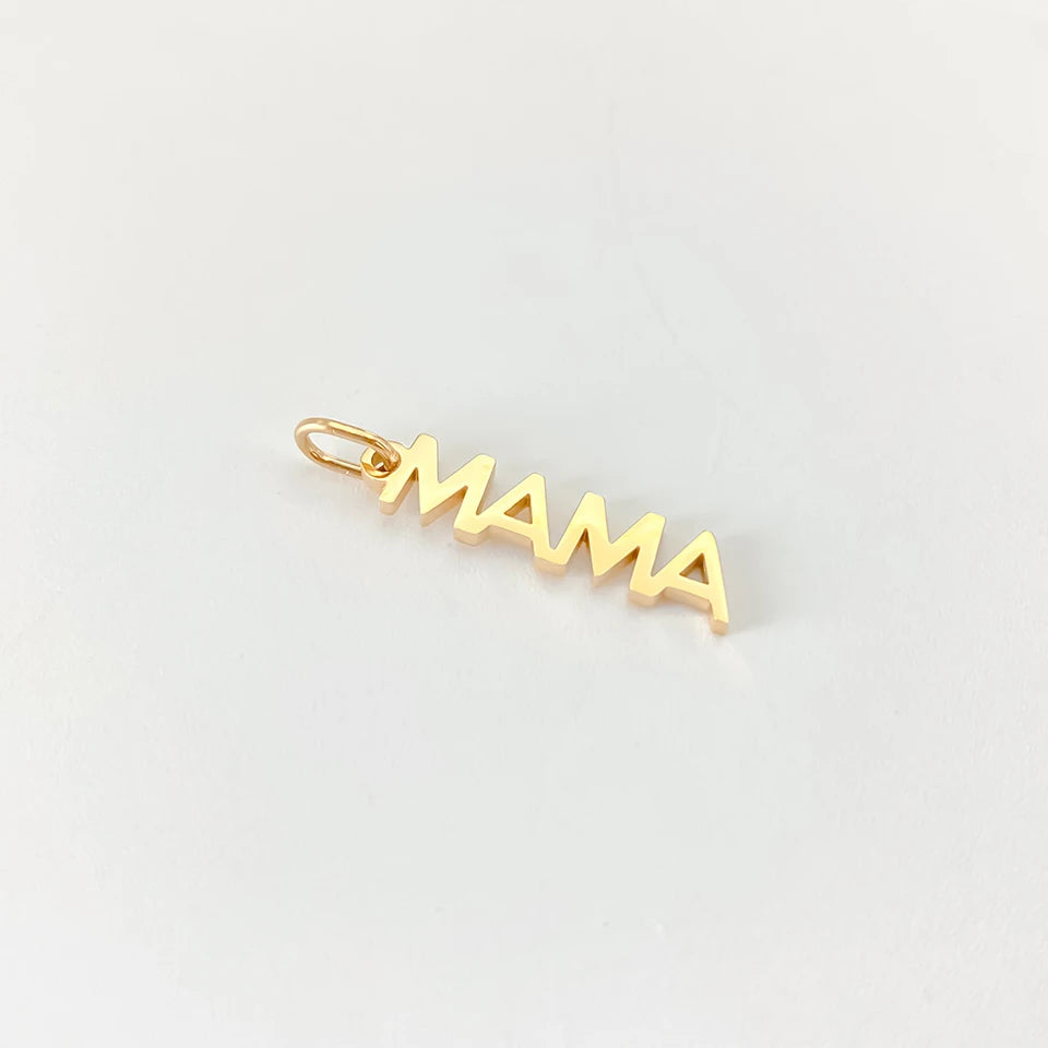eManco  MAMA LOVE  Pendant  Stainless Steel Letter Hang Ornament For DIY Mother's Day Nacklace Earrings Jewelry Making