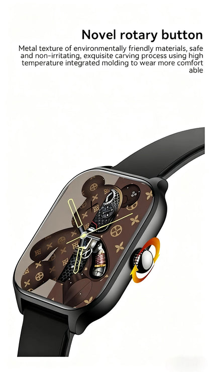 HOMEFISH H9 Intelligent Watch Bluetooth Call Remote Photography Sleep Monitoring Multiple Sports Modes Heart Rate Blood