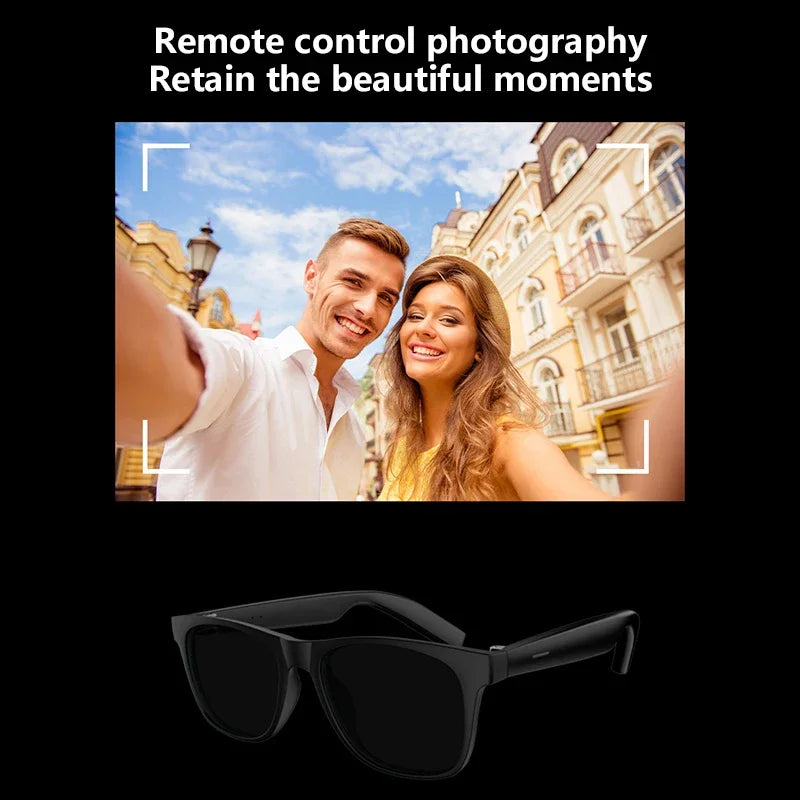XIAOMI Smart Glasses Remote Control Touch Photo Camera Translator Voice Assistant Adults Sunglasses Wireless Bluetooth Glasses