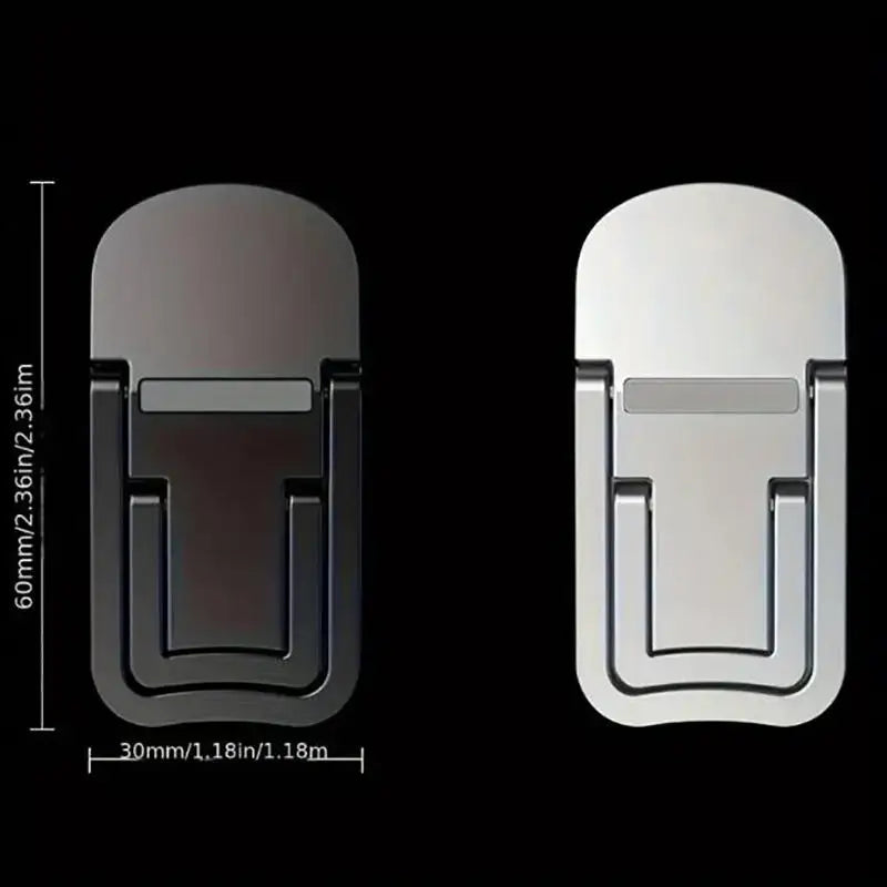 2pcs/Set Foldable Laptop Stand Portable Notebook Support Holder Adjustable Riser Cooling Bracket Universal for Laptop Tablet