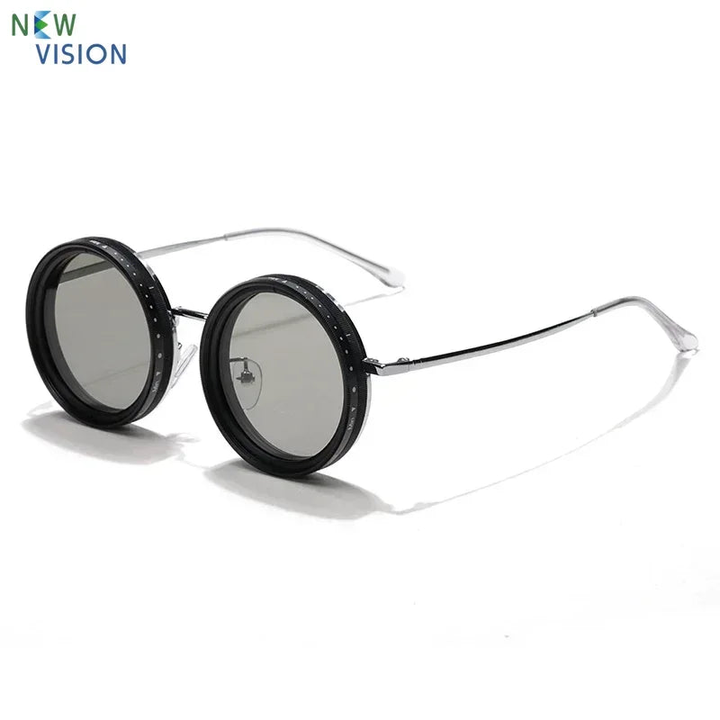 ND9 adjustable dimming sunglasses men women handmade innovative outdoor fishing UV400 polarized sun glasses support myopia lens