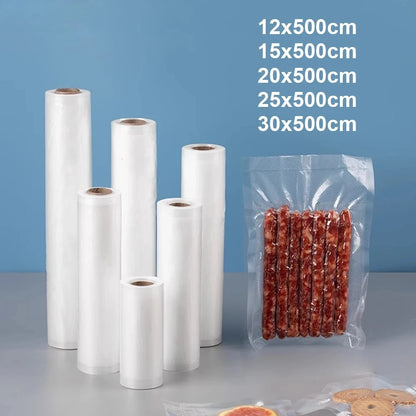 Food Vacuum Bags Sealer Storage Bags 5 Size For Kitchen Vacuum Sealer to Keep Food Fresh Saver Vacuum Packed Bags
