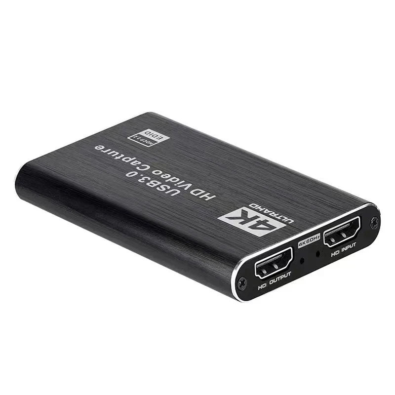 4K USB 3.0 Video Capture Card HDTV 1080P 60Hz HD Video Recorder Grabber For PS4 OBS Game Recording Live Streaming
