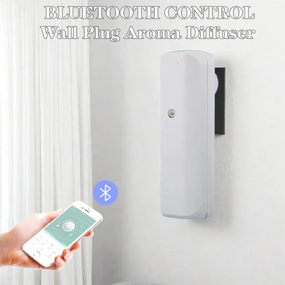 Fragrance Diffuser Coverage 300m³ Plug In Wall Waterless Essential Oil Diffuser Home Fragrance Smart Bluetooth Scent Air Machine