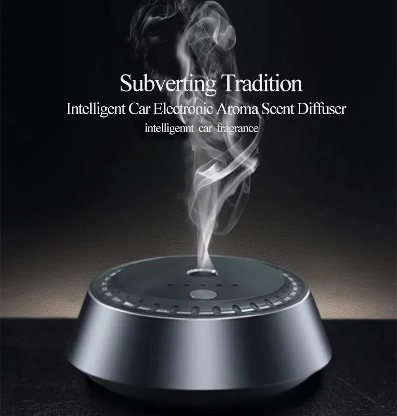 Car Diffuser Portable USB Rechargeable Scent Diffuser Ultrasonic Fragrance Oil Aroma Diffuser Car Air Freshener