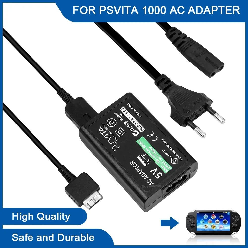 EU/US Plug Home Wall Charger AC Adapter Power Supply Cord for Sony PSP/PSV Host ACCU PSP1000/2000/3000 Supply Source and Game
