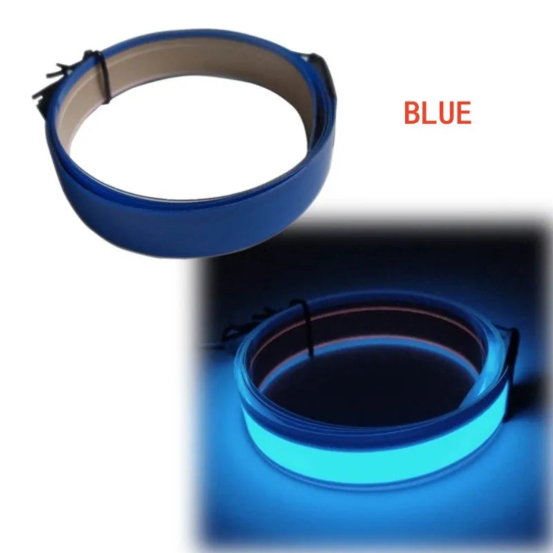 1M*1cm EL  LED Strip Light for DIY Flexible Neon Lights Glow Rope Party Decoration Tape Lamp USB 12V Battery Backlight Panel