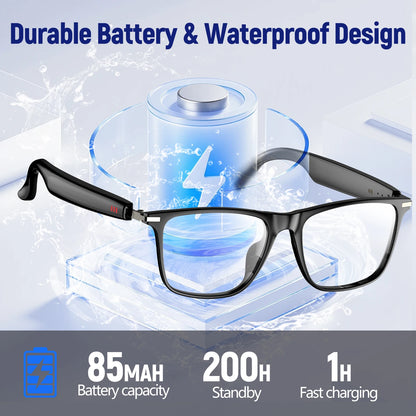 PEJE Smart photochromic glasses, Smart audio glasses, Smart Glasses Come Equipped with  bluetooth Calling, And Music Playback